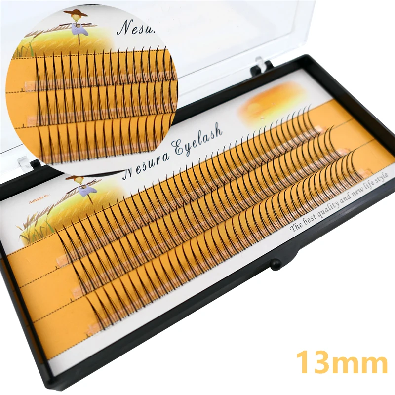 Natürliche einzelne Cluster-Falsche Wimpern, 1 Box 120 Cluster, weibliches Make-up, Wimpernverlängerung, Werkzeug für falsche Wimpern