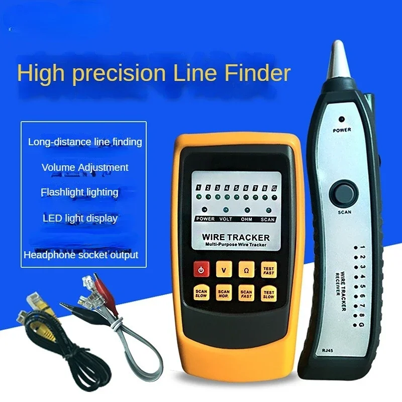 Latest SKD-60 Line Finder Network Cable Tester Telephone Network Cable Tester