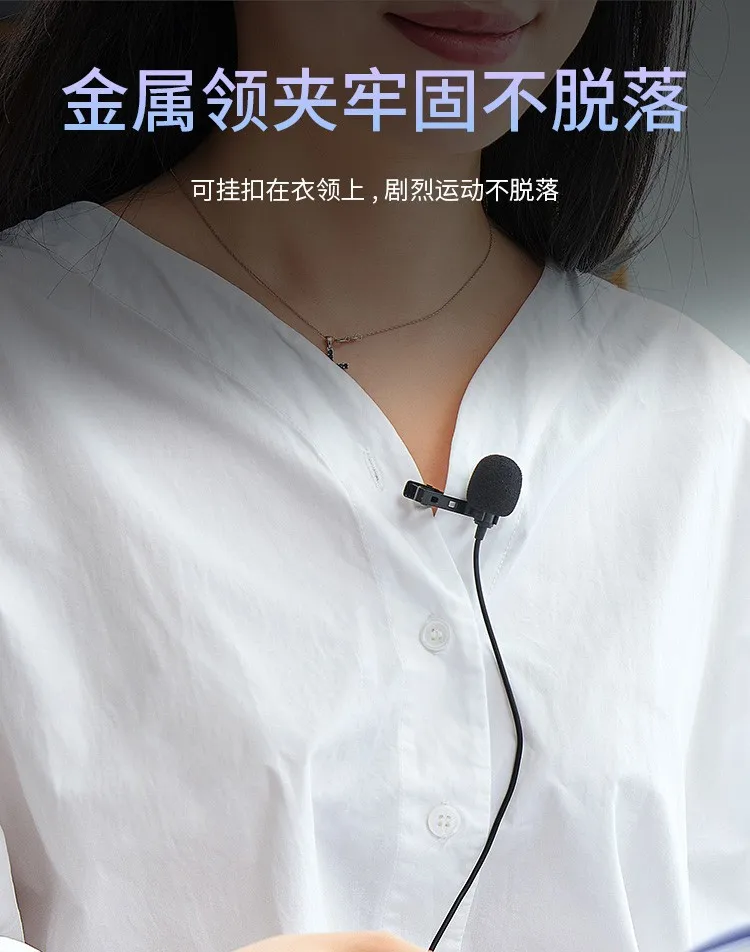 Microphone Vlink2 Wireless Lavalier Microphone Mobile Live Device Camera