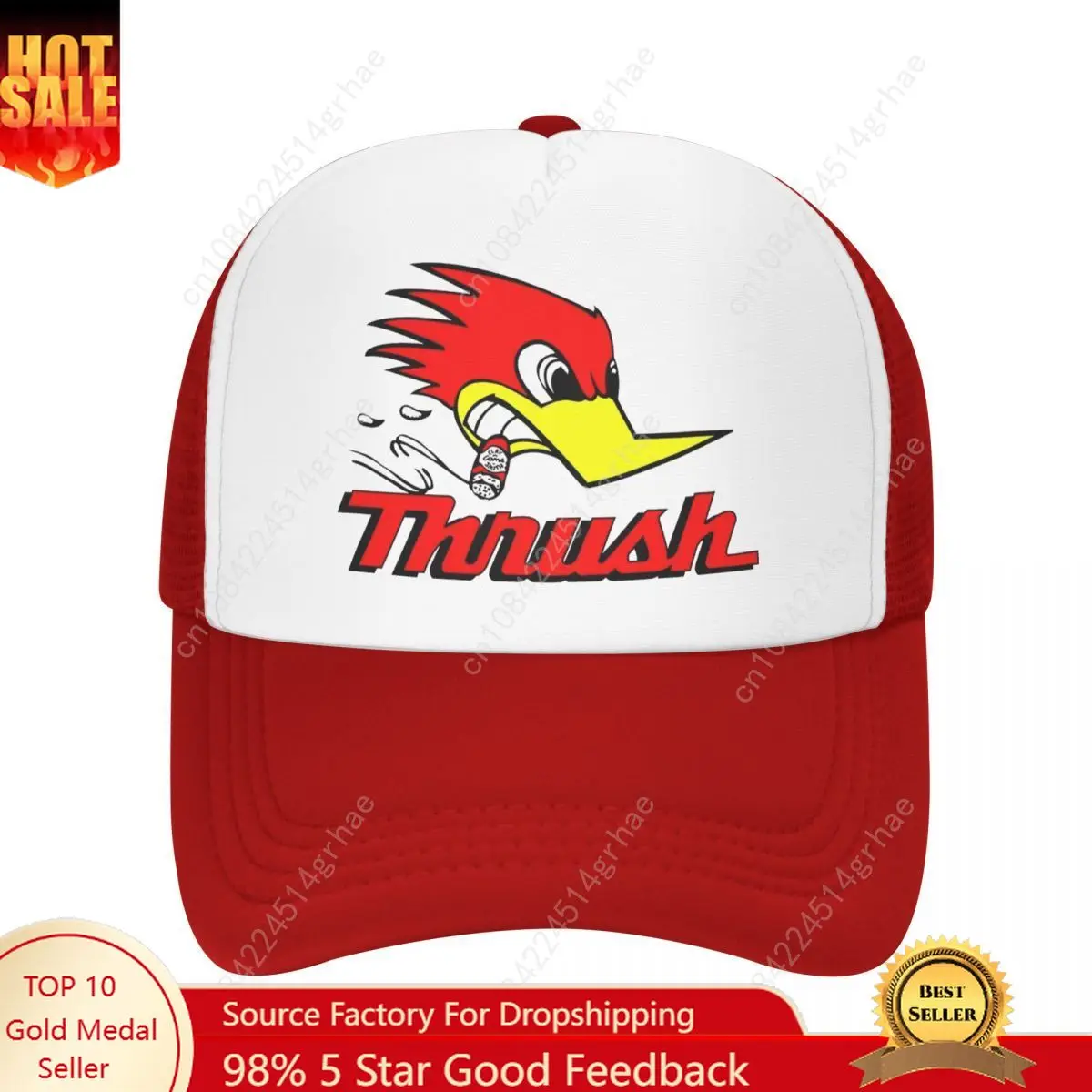 

Hot Rod Logos Trucker Cap Men Women Fashion Mr.Horsepower Hat Sun Hats Sports Cap Adjustable Snapback Caps Mesh Baseball Caps