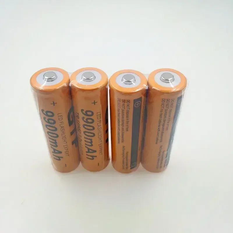 100%New 18650 Battery 3.7V 9900 MAH Rechargeable Lithium Ion Battery Is A New High-quality LED Hot Flashlight Battery Wholesale