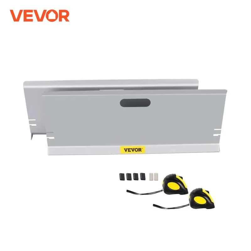 VEVOR 2PCS Portable Wheel Alignment Plates Tool Kit Camber Caster Aluminum Toe Plates 2 Tape Measures W/ Magnets for Cars & SUV