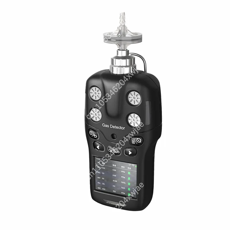 Portable 4-in-1 Gas Detector Combustible Gas Carbon Monoxide Hydrogen Sulfide Oxygen Composite Gas Detector