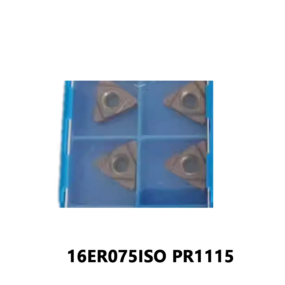 

16ER075ISO PR1115 Original 16 ER 16ER 075 ISO 075ISO CNC Lathe Cutter Threading Carbide Inserts Blade Plates Turning Tools Cut