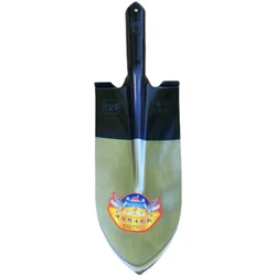 Manganese Steel Agricultural Trenching Shovel Drain Spade Head Narrow Opening Digging Spade Multipurpose Pointed Steel Shovel