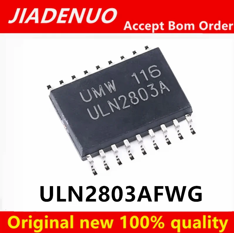 (10-20pcs)100% Original New ULN2803AFWG SOP18 ULN2803AG SOP ULN2803 SMD ULN2803A 2803AFWG SOP-18 IC Chipset