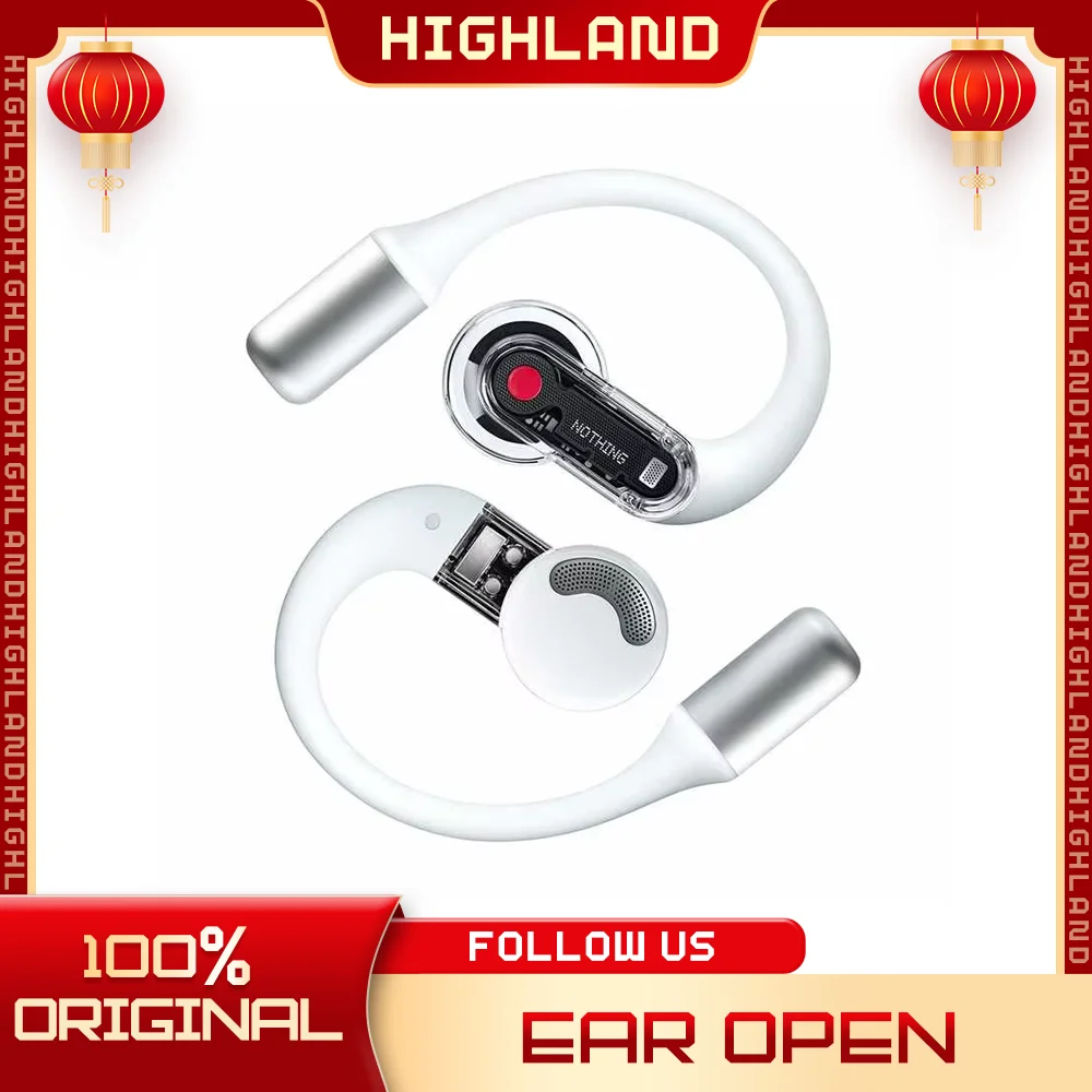 Nothing Ear Open Bluetooth Earphones Anc Wireless Custom Noise Reduction Hifi Headphones For Outdoors Sports Gamer Earbuds Gifts