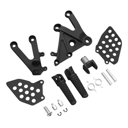 Sand black/Black/Silver Front Foot Peg Footrest Bracket For Honda CBR600RR CBR 600RR 2003-2006 2005 2004 Motorcycle Accessories
