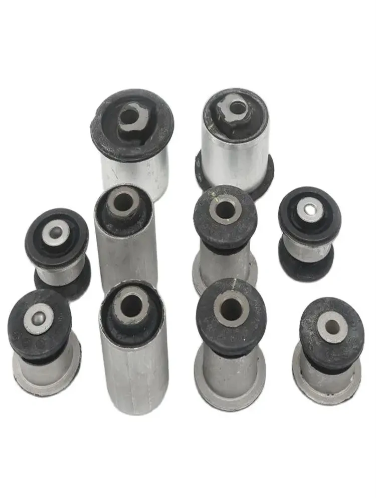 10 PCS Front Auto Suspension Rubber Control Arm Bushing kit for Audi Q7 VW TOUAREG 7L0407077 7L0412333A 7L0407182E 7L0407183A