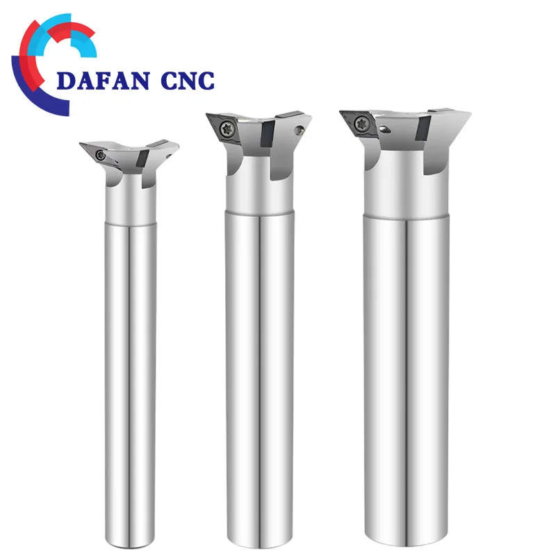 

YW45/YW55/YW60 Фрезерный стержень с пазом «ласточкин хвост», инструмент для внутреннего отверстия с V-образной канавкой, установка DCMT070204/VCMT110304