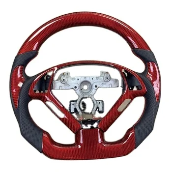 

ZJZ Carbon Fiber Steering Wheel Fit for Infiniti G37 2009 2010 2011 2012 2013 Model Support Customized