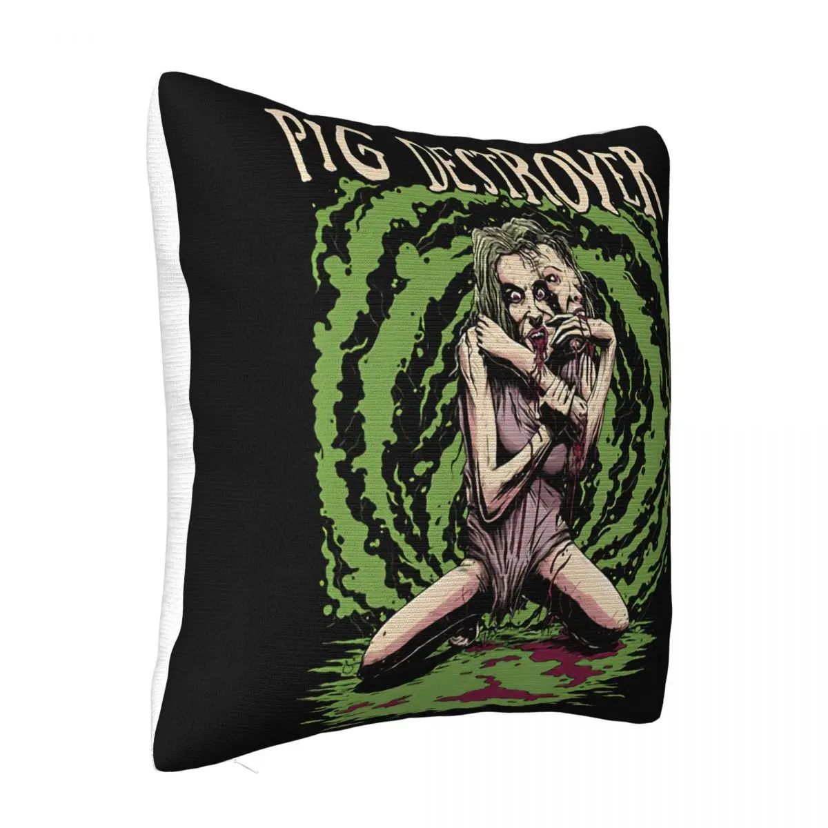 Pig Destroyer Bride Of Prowler Rare Grind Napalm Death Rotten Sound More Colors Pillow Case