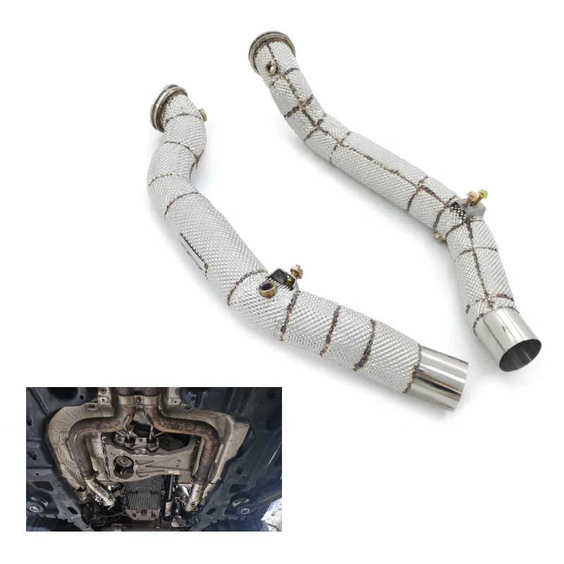 

Perfect Fitment CSZ Downpipe for Maserati Ghibli Levante Quattroporte S Q4 3.0T Straight Downpipe Exhaust System