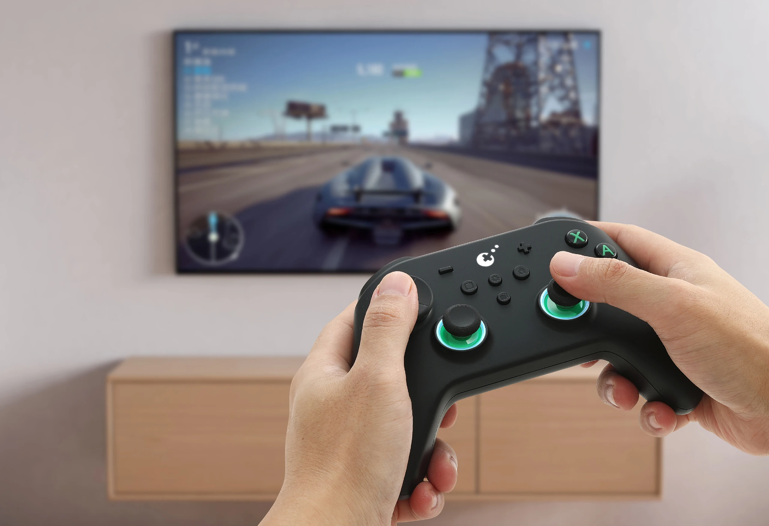 GuliKit TT MAX Wireless Game Controller mit Spannung, verstellbare TMR-Joysticks, Anti-Drift-Gamepad für Switch 1/2 PC Android iOS – Detail 9