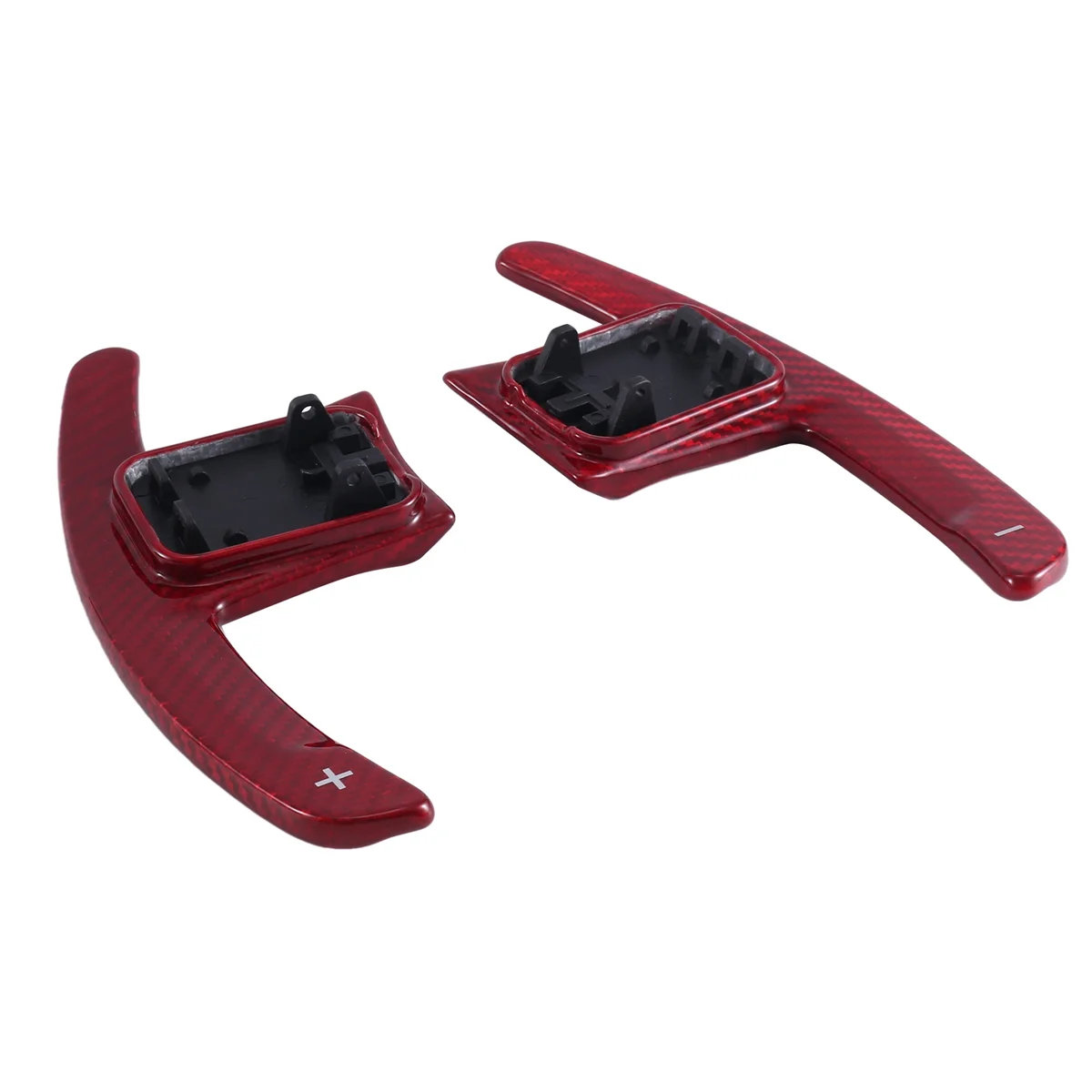 Steering Wheel Shift Paddle Extension Parts for 3 5 6 7 Series X3 X4 X5 G20 G30 G31 G32 G12 G01 G02 Red Carbon Fiber