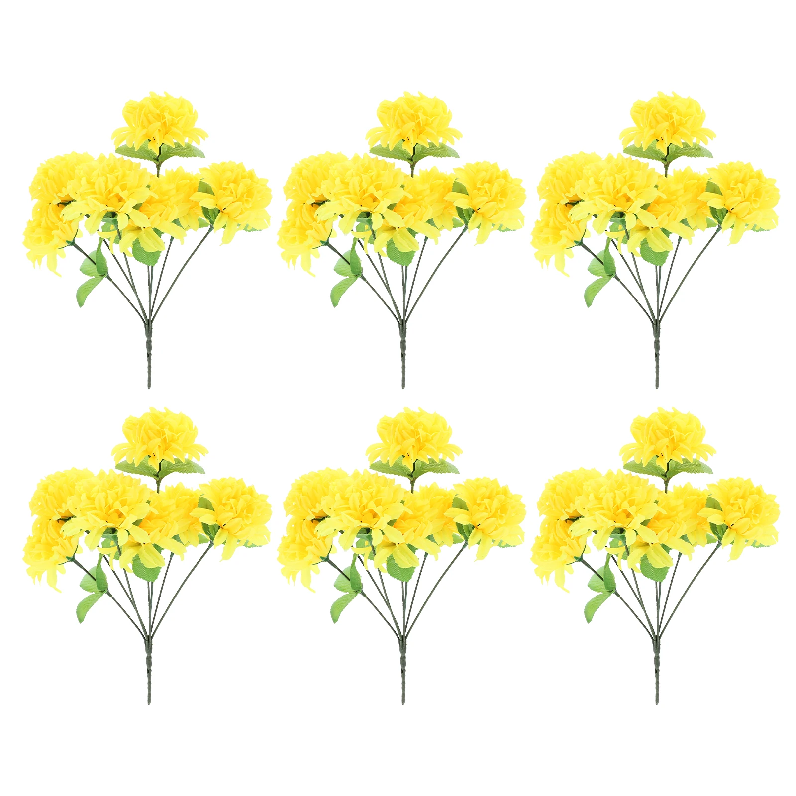 

Outdoor Decor Simulated Chrysanthemum Bouquet Artificial Fall Flowers for Outdoors Dedicated Plastic Decoration