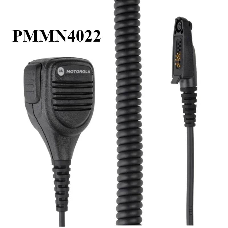 Motorola PMMN4022A Speaker PTT Mic Microphone with 3.5mm Audio Jack for GP628 Plus PTX760Plus GP328Plus PTX700Plus GP338 Plus