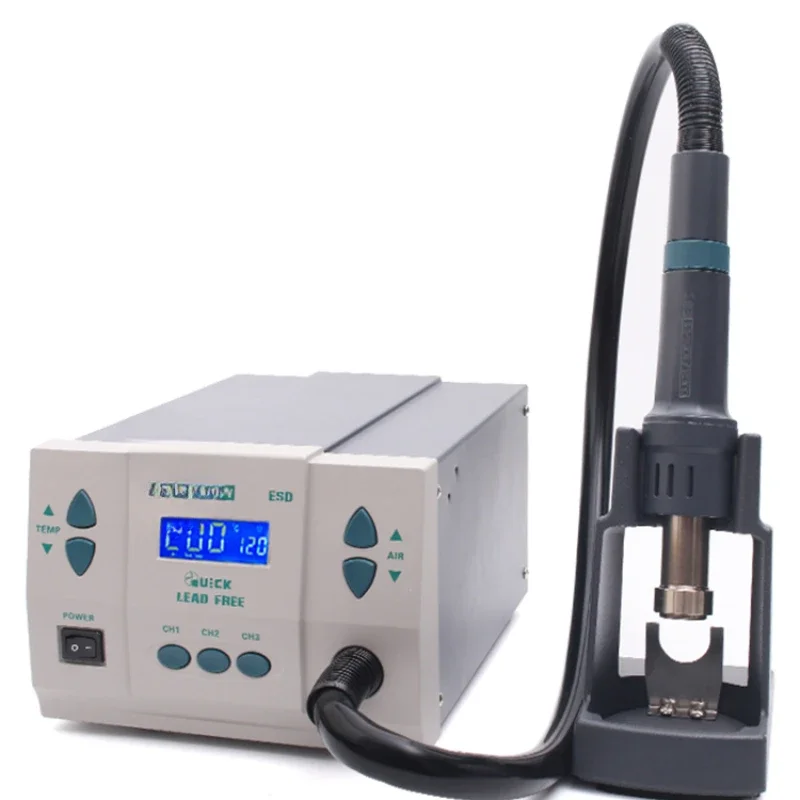 861dw hot air gun high frequency digital display adjustable temperature high power soldering iron dismantling table