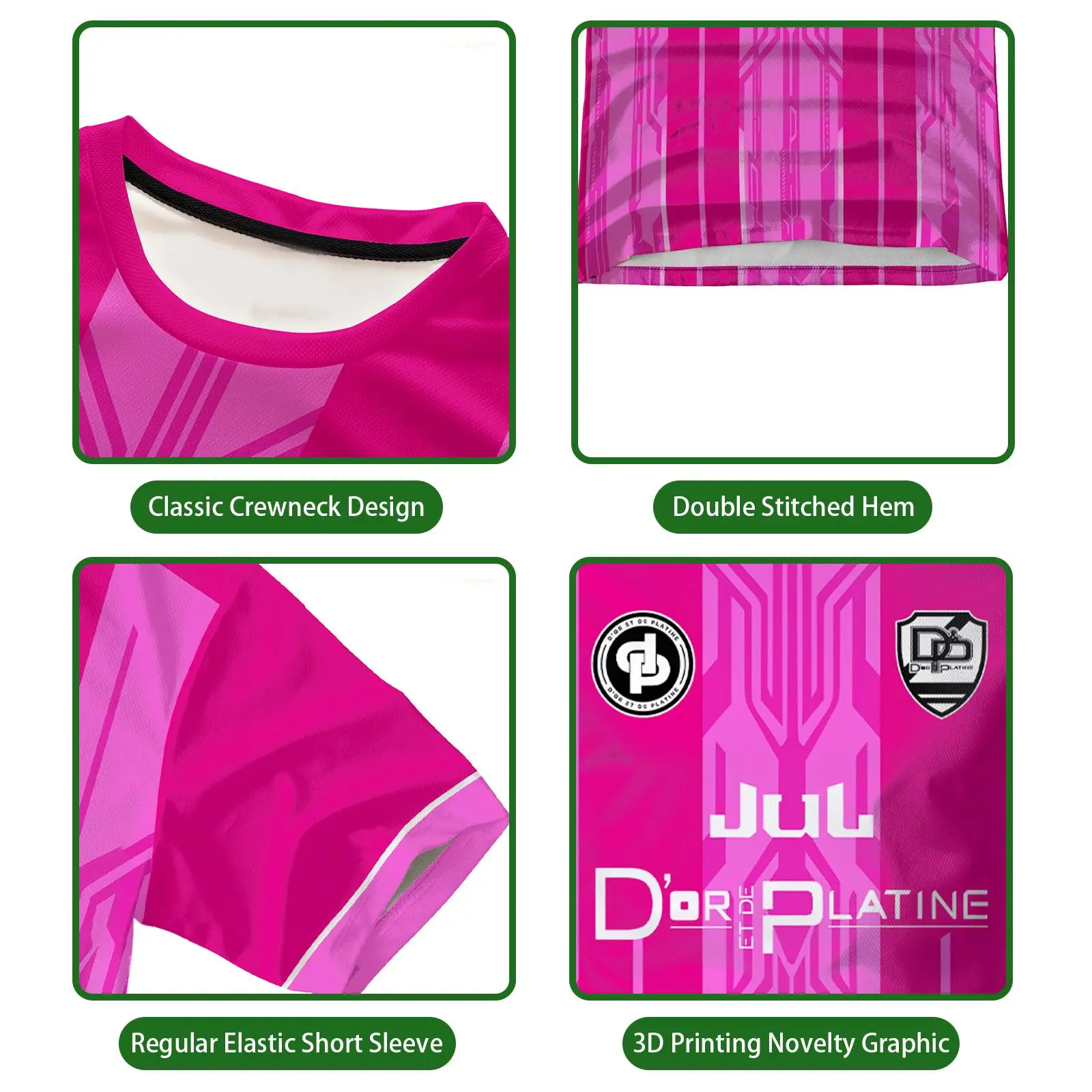 新しいトト・ニネッタ・マイロット Jul ジャージー フランスのラッパー 共同ブランドの Juldtp 呼吸可能なサッカーシャツ 男の子 女の子 快適なギフトトップ