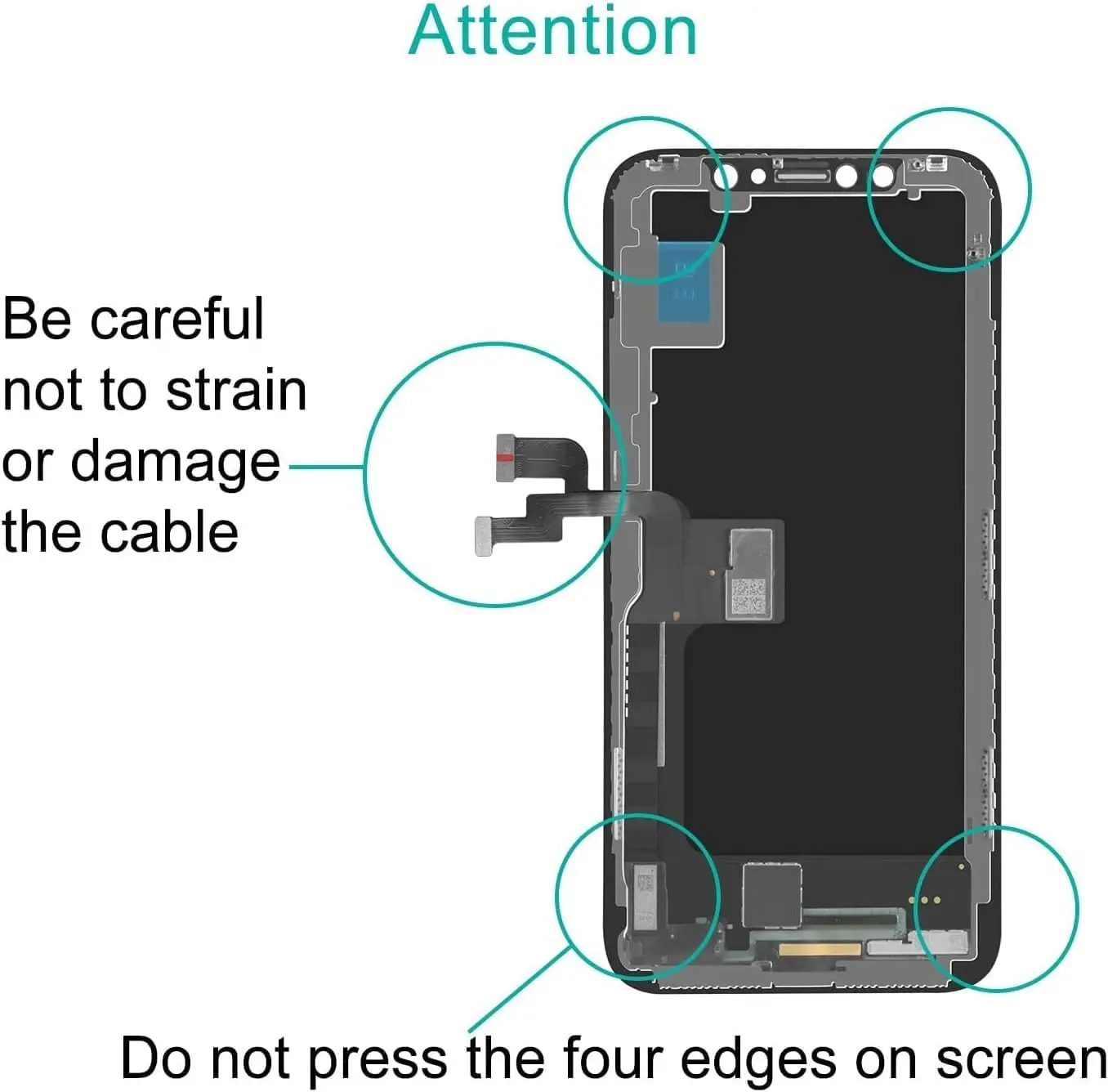 OLED per iPhone X XR XS Max LCD Incell per iPhone 11 12 13 Pro Max 13 Mini 14 Plus 15 Oled LCD Display Screen Digitizer Assembly