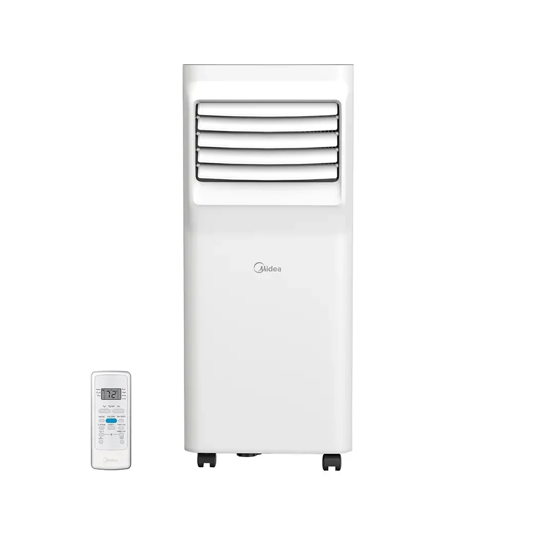 Midea 3-in-1 Portable AC Unit Refurbished Air Conditioner Wheeler Cool Fan Dehumidifier Lightweight Moving Aircon with Easy Install Hardware