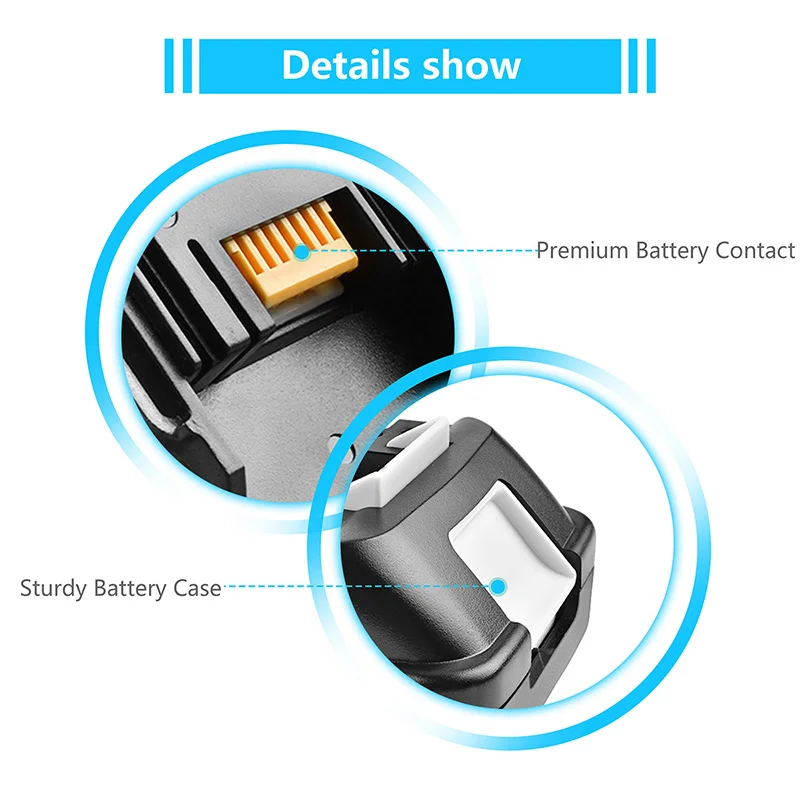 Upgraded Replacement Battery Li-ion 18V 9000mah For Makita BL1830B BL1850B BL1850 BL1840 BL1860 BL1815 Power Tools Battery