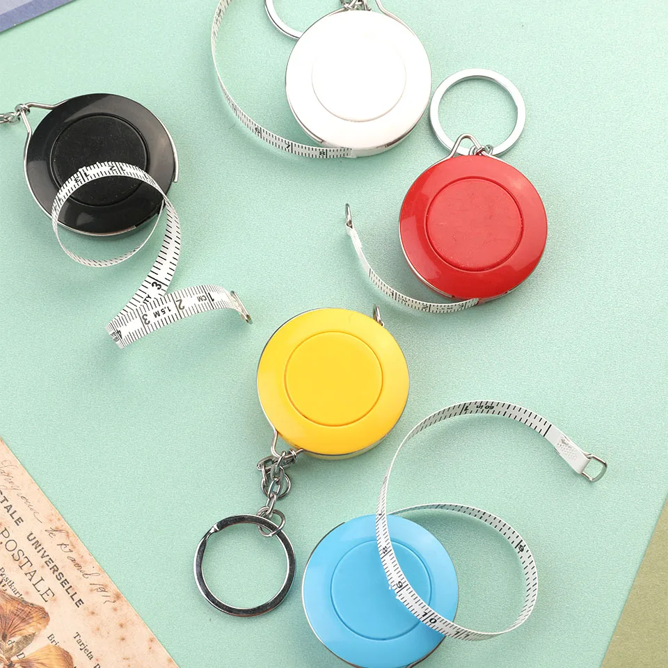 Fniiva 1/5pcs 150cm Tape Measure Portable Soft Measuring Tool Flexible Ruler Sewing Tailor Office Measure Waist Measure