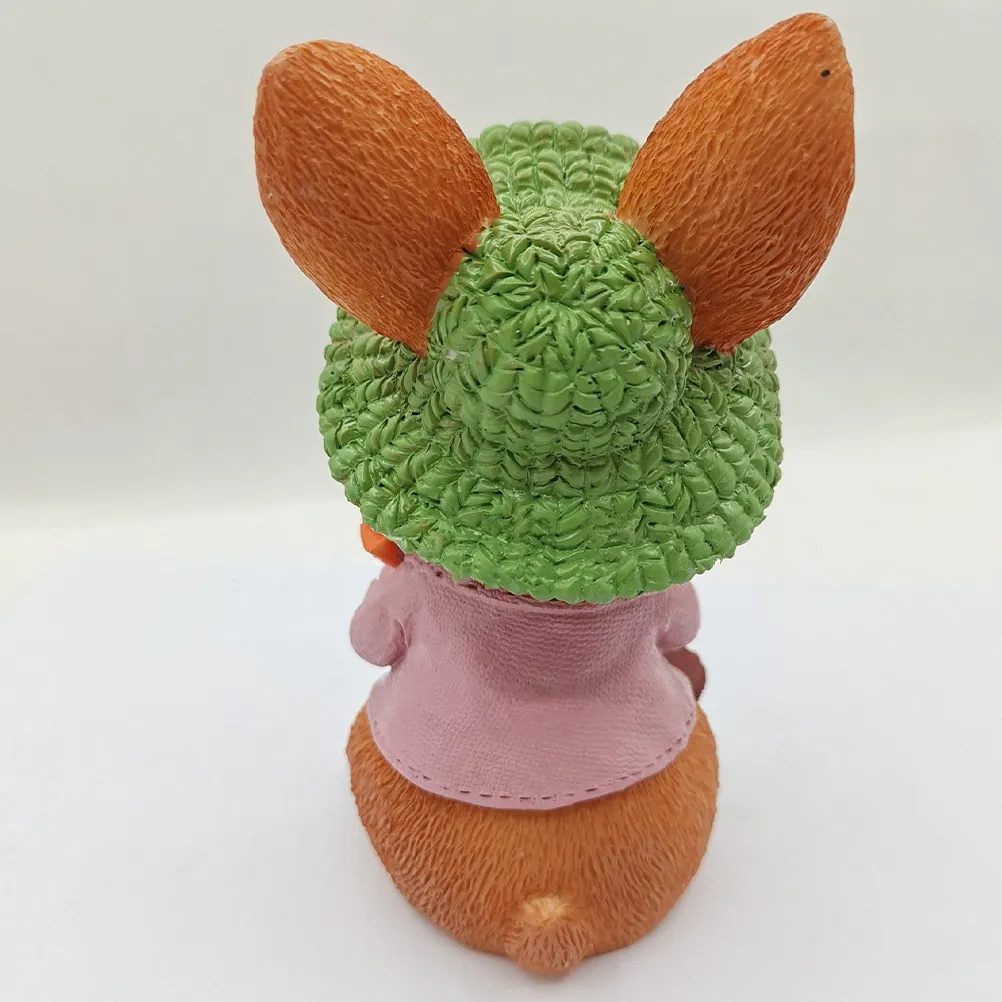 

Adorable Realistic Resin Rabbit Decor for Easter Garden Party Home Porch Lawn Miniature Landscape Decoration Small Rabbit