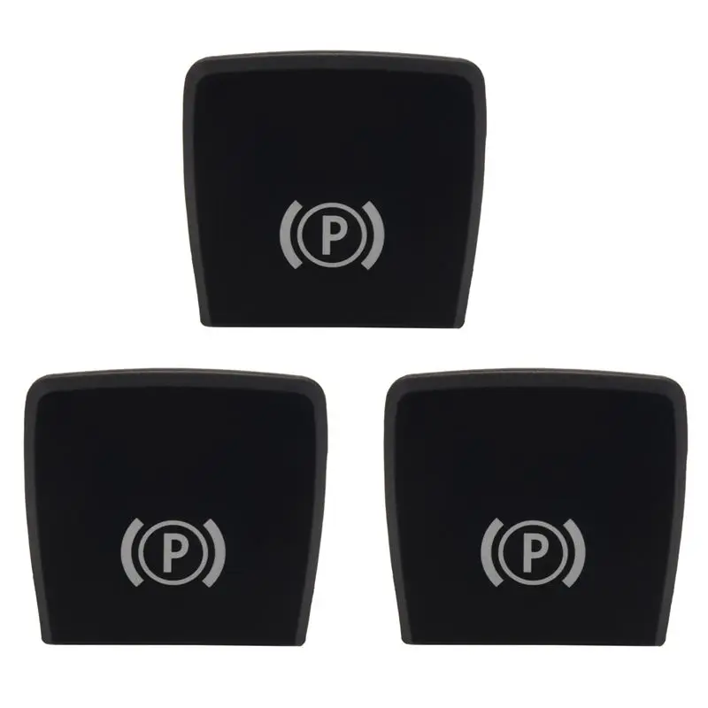 Compact 3X Car Parking Brake Hand Brake P Button Switch Cover For BMW X5 E70 2006-2013 X6 E71 2008-2014