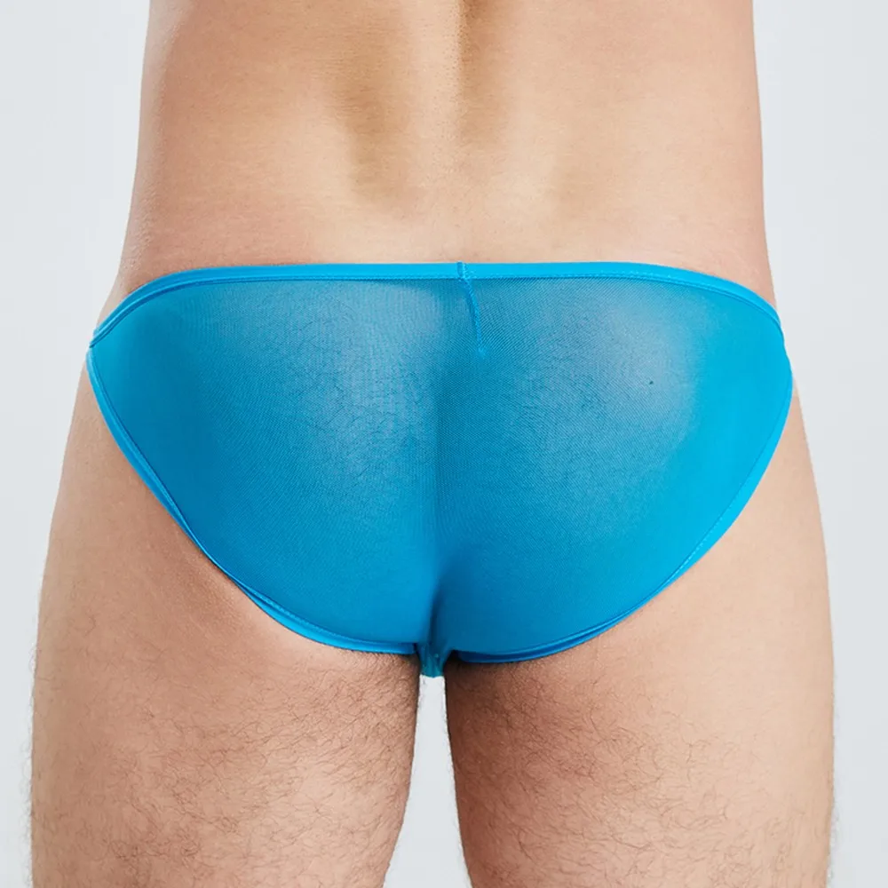 Durchsichtige String-Riemen, enge Unterwäsche, sexy Mesh-Slips für Männer, Tback m ~ xl, Mesh-Polyester-Material