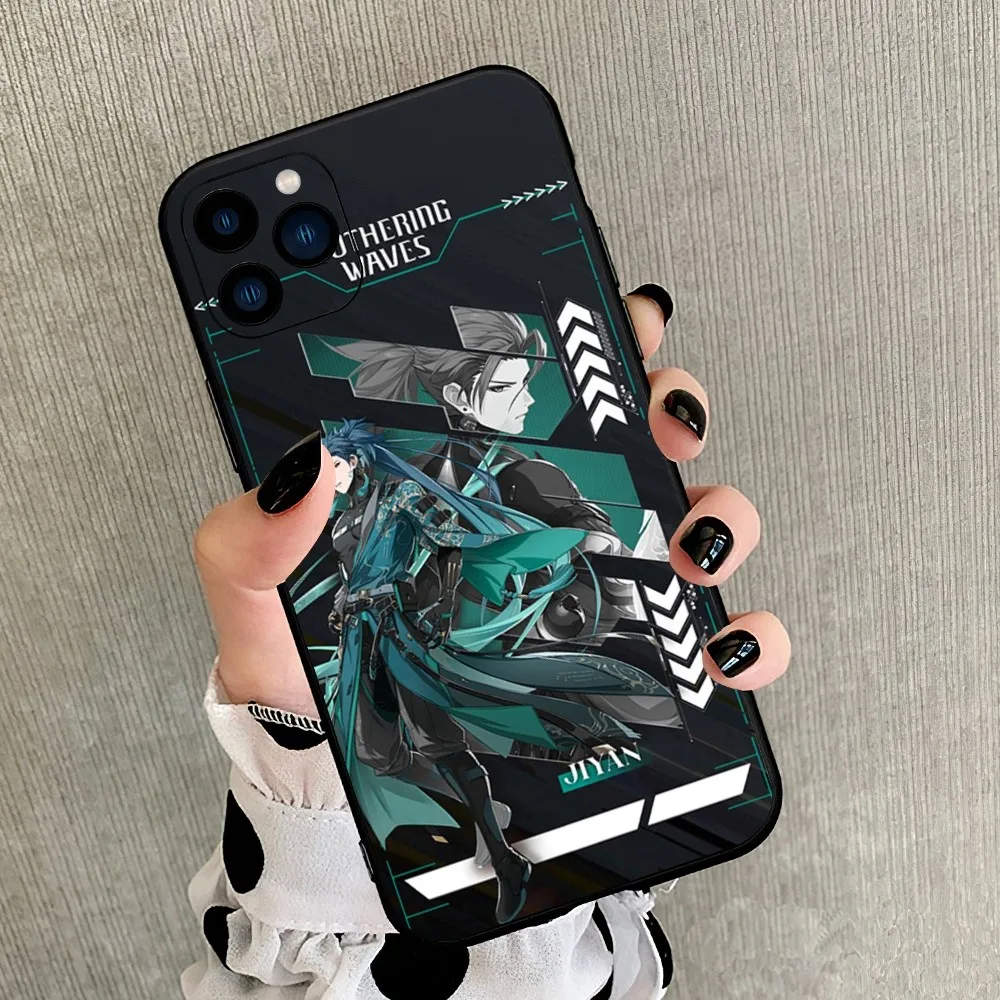 Game Wuthering Waves Zhezhi CHANGLI Phone Case For iPhone 8 11 12 13 14 15 Mini X XR XS PRO MAX Plus Cover