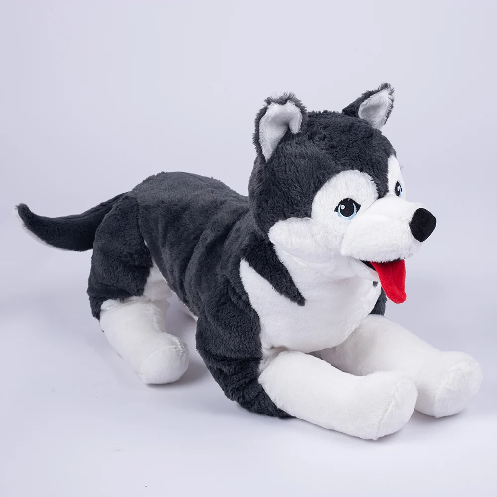 

New 70CM Lifelike Husky Dog Plush Toy Stuffed Simulation Dog Doll Soft Sleeping Pillow Lovely Birthday Gifts For Children Girl