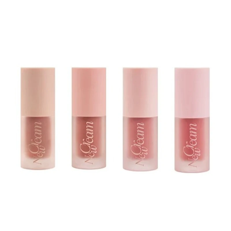 Joocyee batom multiuso blush sombra 3 em 1, creme macio fosco de veludo, brilho labial, maquiagem facial completa, brilho