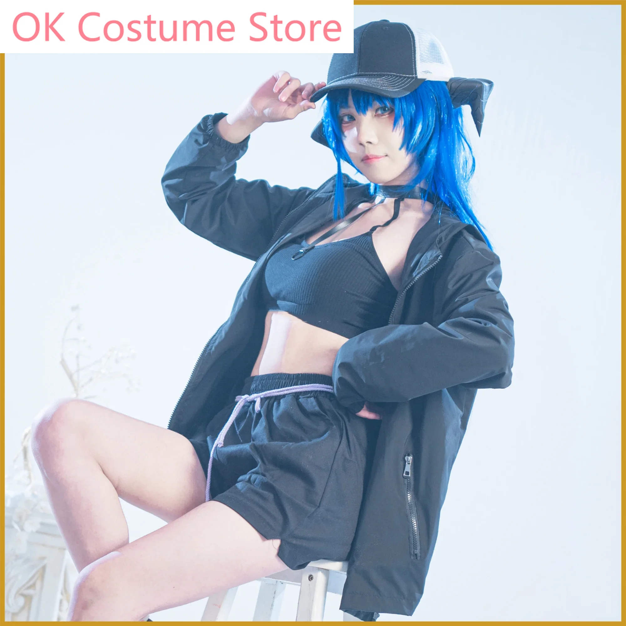 

Arknights Tower Records Mostima/W Sportswear Uniform Cosplay Costume Halloween Carnival Party Role Play Outfit Women