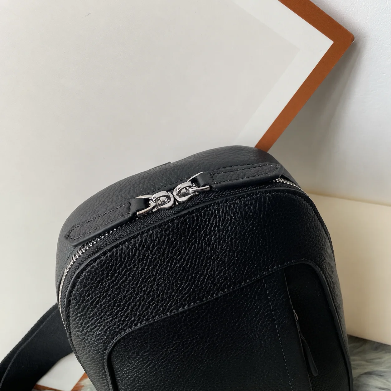 Classic Mens Chest Bags Luxury - Leather Work Bag Mens ulasan dan harga