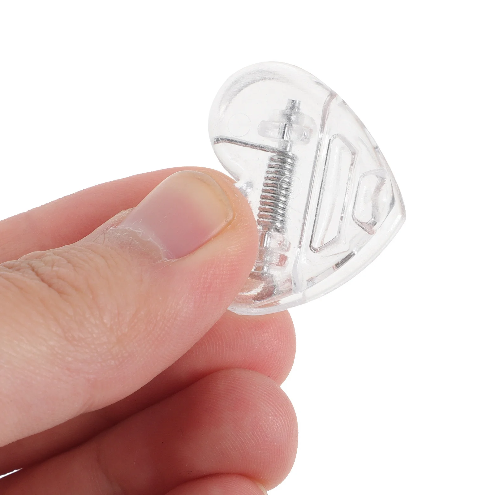 

15Pcs Heart Clips Photo Clamps Multi-Function Reusable Picture Clips Home Party Supplies Clear Photo Clamps