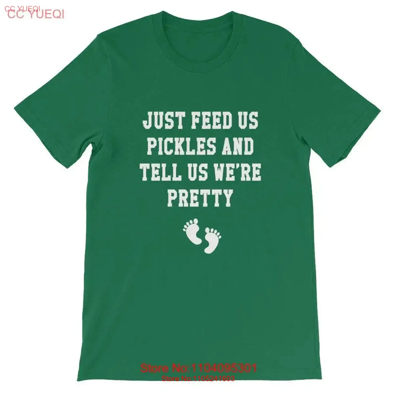 Feed Us Pickles Pregnancy Announcement T Shirt Funny Preggers Pregnant AF Bun In The Oven vintage Washed graphic