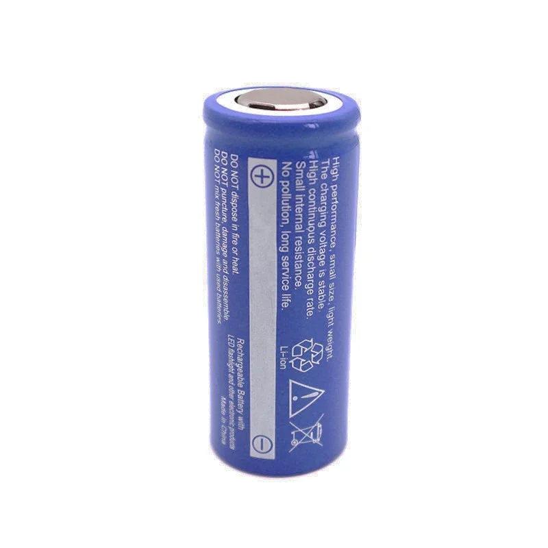 2024 New 3.7V 26650 Battery 18800mAh Li-ion Rechargeable Battery for LED Flashlight Torch Li-ion Battery Accumulator Battery