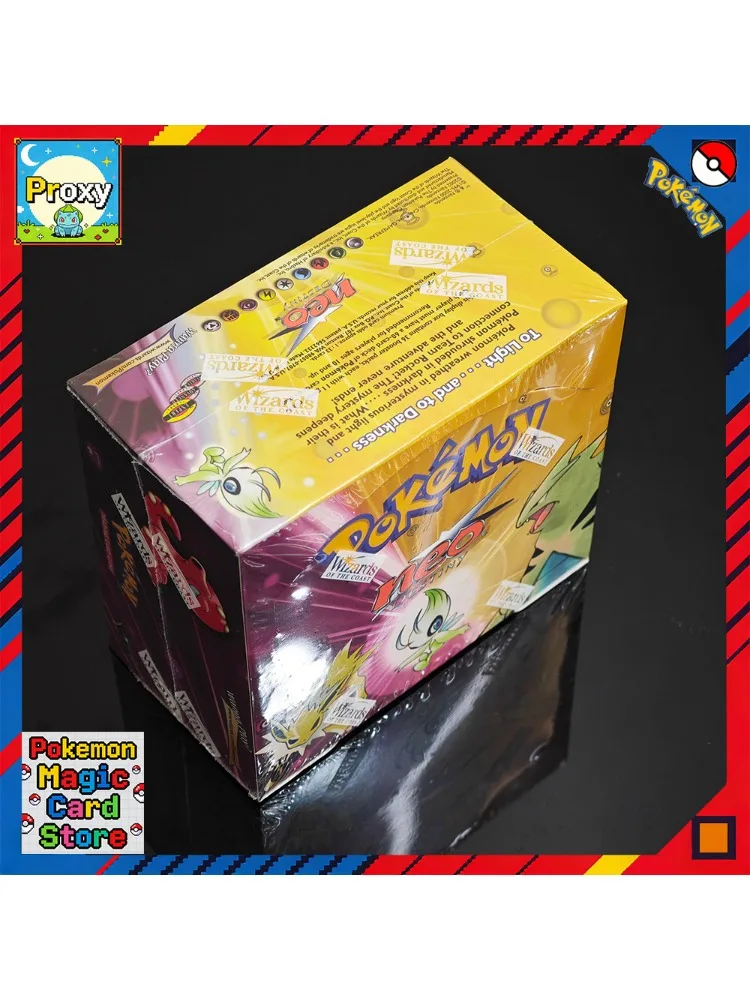PTCG Neo Destiny 1. Edition Booster Box Pokémon-Karten Proxy-Karten Erweiterungspack Brettspiel-Sammlung Anime Booster Pack Karten