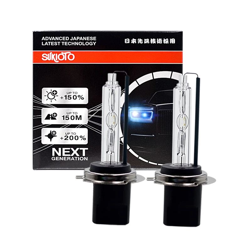 

1 Pair 55W AC H7 HID Xenon Bulb 4300K 5500K 35W H1 HID Car Headlight Lamp H11 9005 HB3 9006 D2H Super Bright Auto Xenon Light