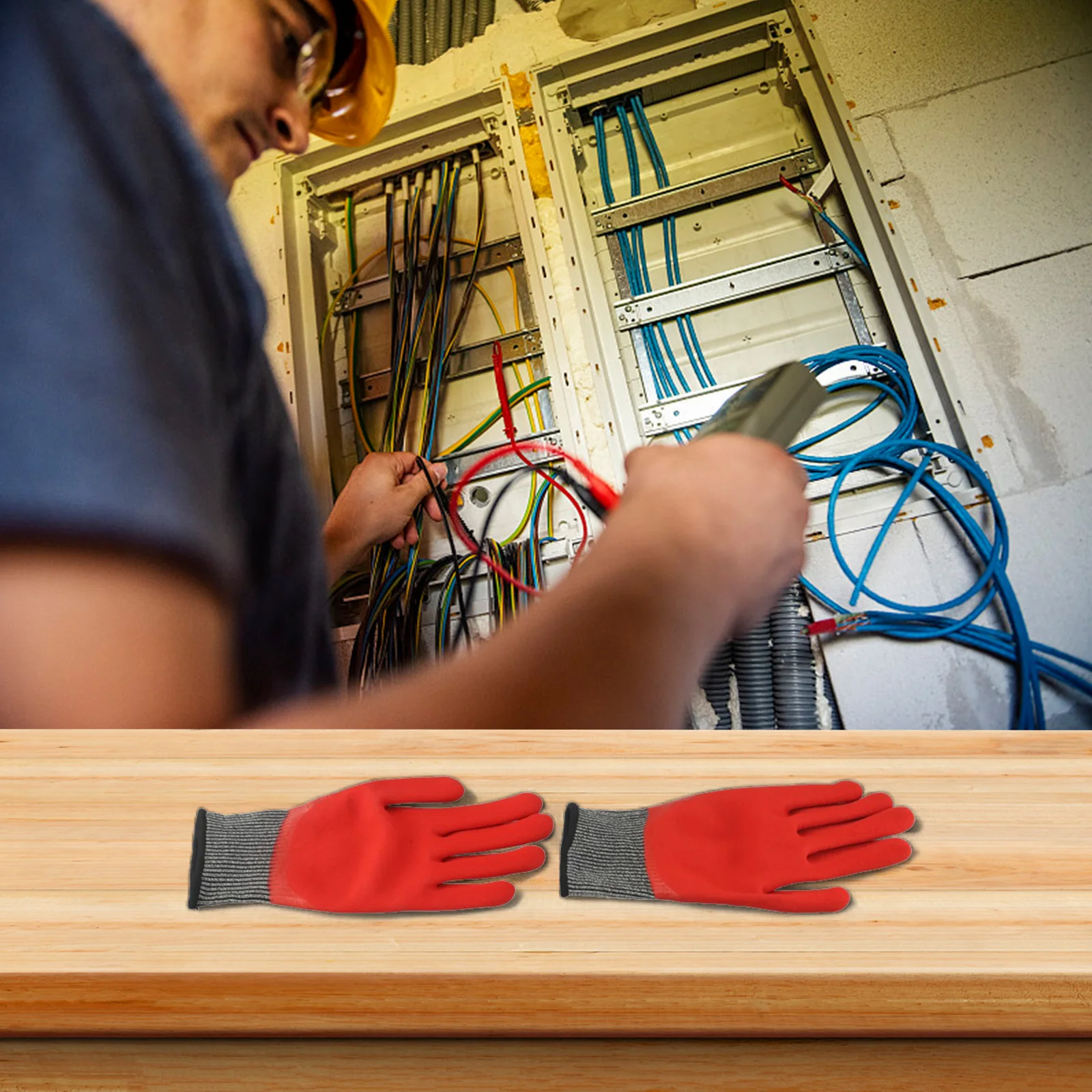 

400V Insulation Gloves Electrical Safety Gloves Electrical Maintenance 360 All-round Insulation Comfortable To Wear