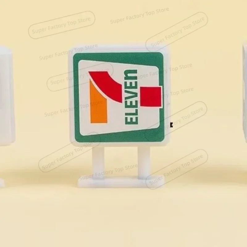 Leuchtender Kühlschrankmagnet Mini 711 Whole Family Store Magnetisches Leuchtschild Kühlschrankaufkleber Kreative Heimdekoration Magnet-Ornament