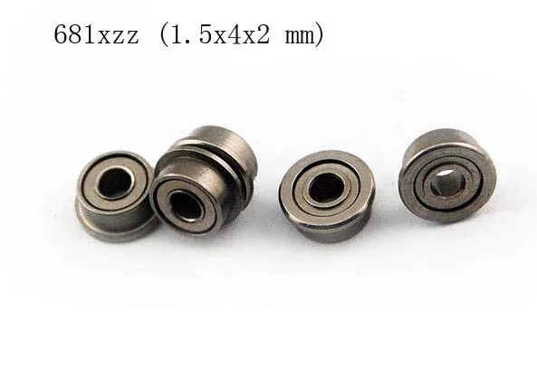 

[10 шт.] F681xzz (1,5x4x2 мм) металлические экранированные шарикоподшипники с фланцем F681xz