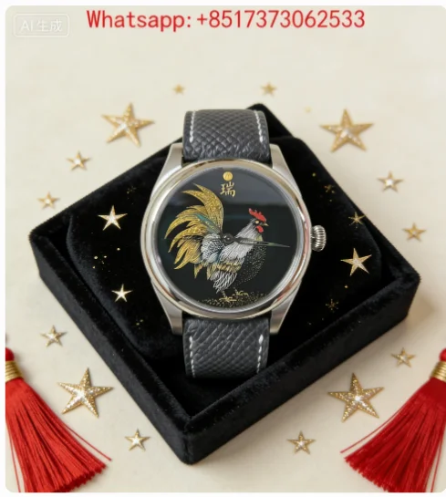 Customized Lacquer Gold Craft Mechanical Watch High-end Light Luxury Men's Movement