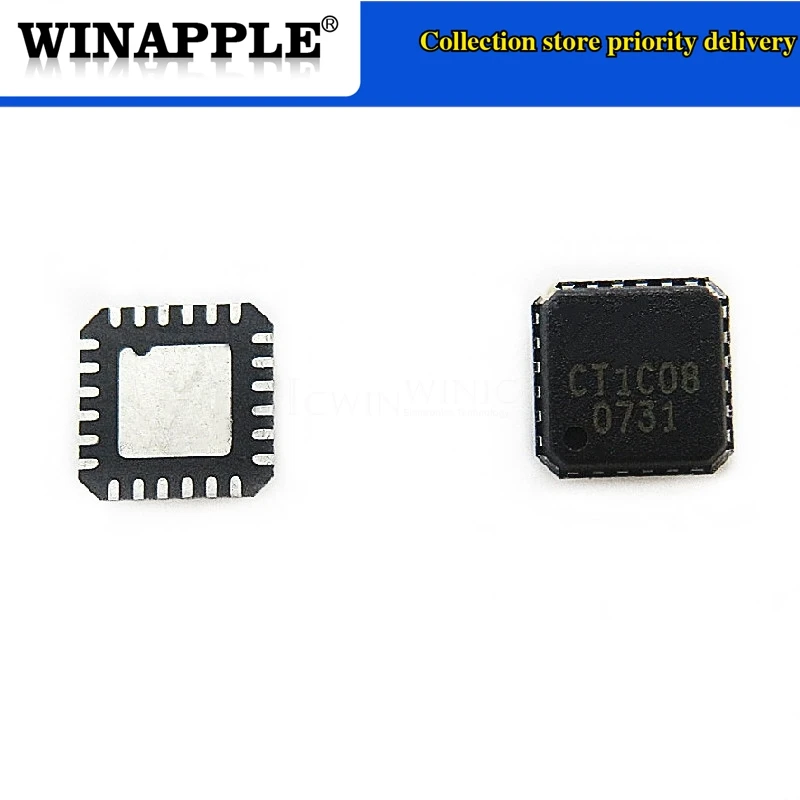 5pcs/lot CP2102N-A01-GQFN24R CP2102N LAN8720A-CP-TR LAN8720A 8720A RT8207LGQW RT8207L (EF= EF=DG EF=DE...) CT1C08(S) QFN-24