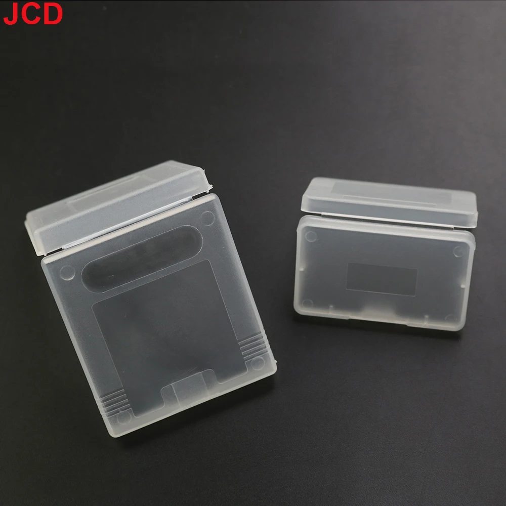 JCD 1/5PCS Transparent Game Card Box Compatible With AdvanceGBA GBC GBP Dustproof Transparent Protective Box view 4
