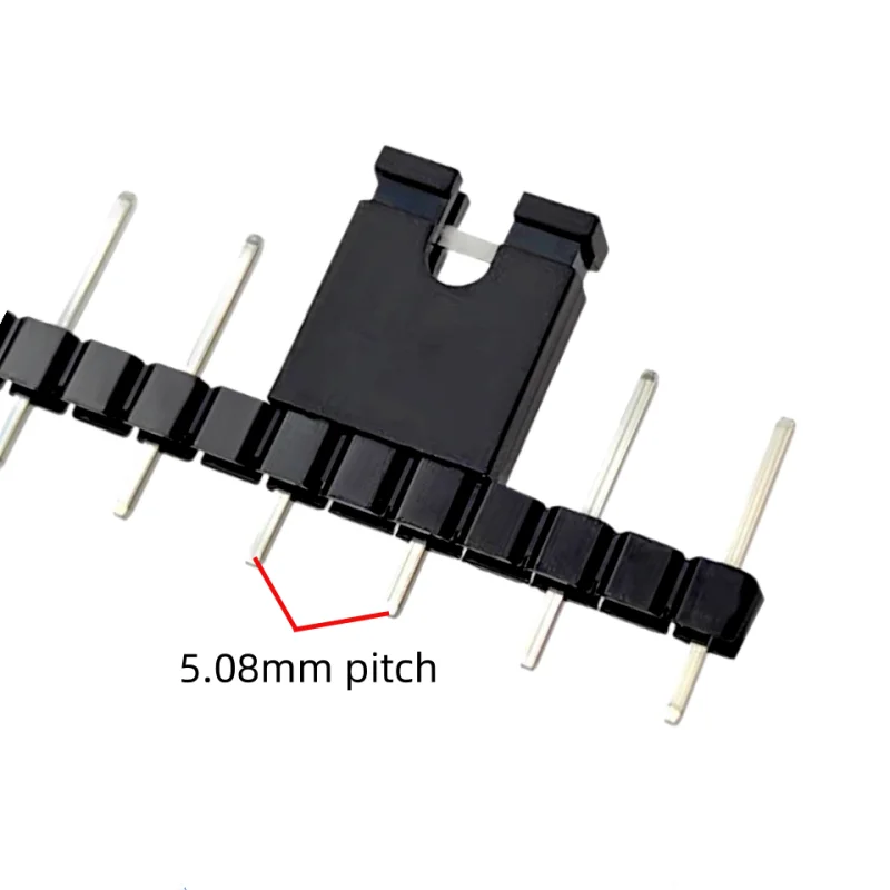 100PCS Jump Cap 5.08mm Pitch Shorting Block Pin Header Cap High H=10mm Black Open