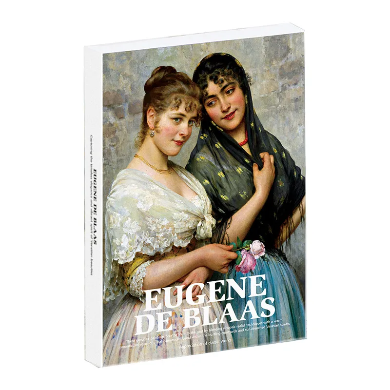 30 cartes postales représentant des tableaux à l’huile d’Eugène de Blaas, cartes de vœux rétro, idées cadeaux artistiques/cartes à messages pour la décoration murale, pour les amateurs d’art.