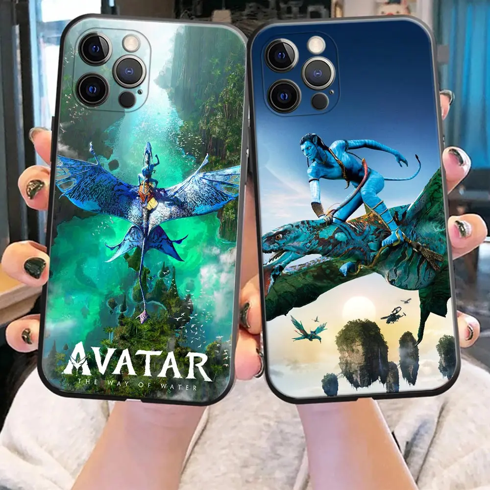 Avatar 2 The Way Of Water Fundas Phone Case For iPhone 15 11 12 13 14 Pro Max Mini XR Xs SE 2020 8 15 Plus Cases Silicone Cover