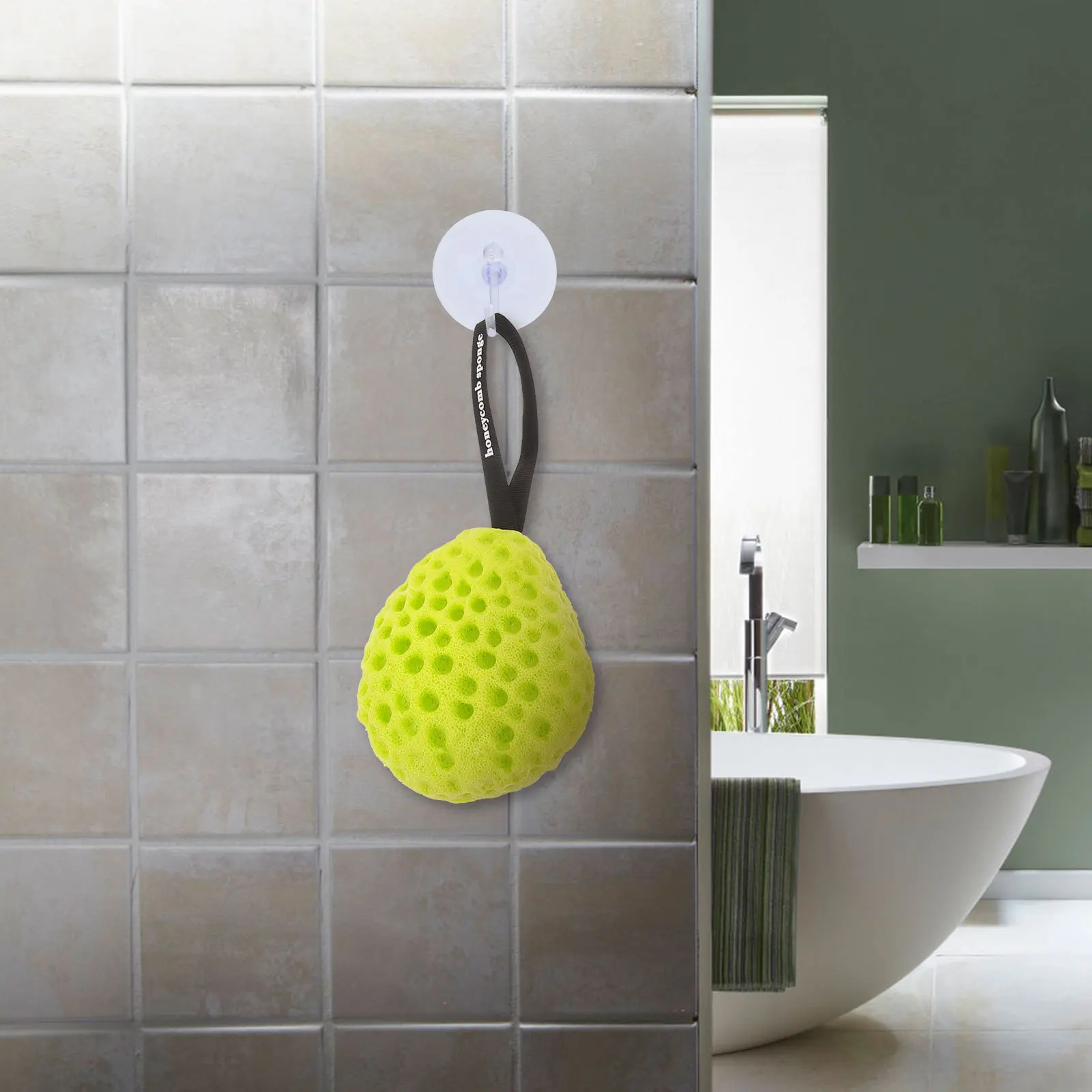 

6Pcs Bath Sponges Honeycomb Shower Sponges Bathing Body Wash Exfoliating Scrubbers Lightweight Gentle Skin Cleaning Shower